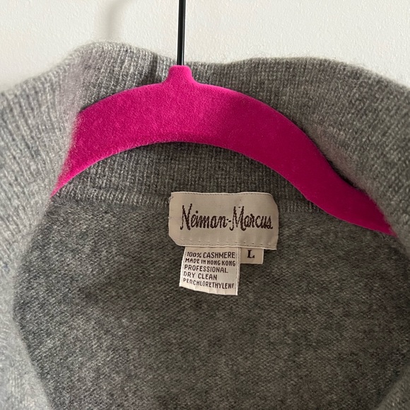 Neiman-Marcus 100% cashmere polo sweater - Picture 5 of 8